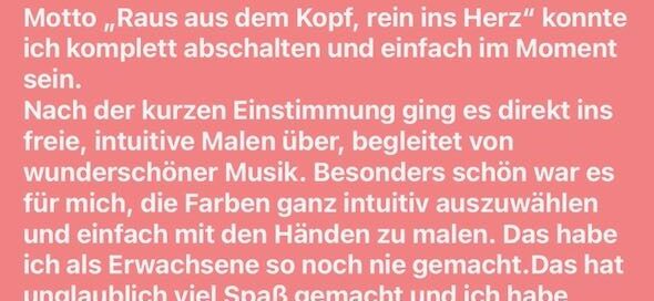 Kreativ-Workshop Intuitives Malen, Atelier für Kunst + Therapie Anne Theisen - freischaffende Heilpraktikerin für Psychotherapie und Künstlerin