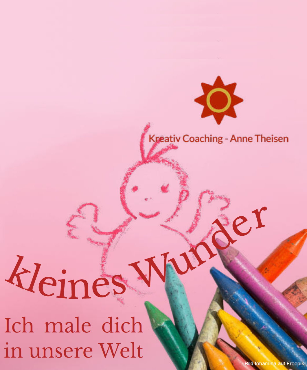 „Willkommen, kleines Wunder – ich male dich in unsere Welt“ "Willkommen, kleines Wunder - ich male dich in unsere Welt", Kreativ-Workshop für Schwangere - Bild von Freepik